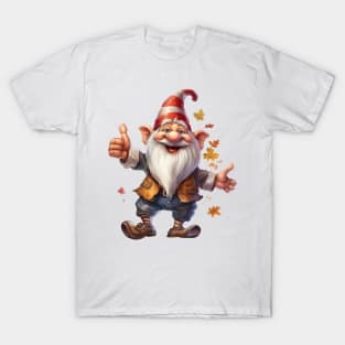 Autumn Happy Gnome #7 T-Shirt